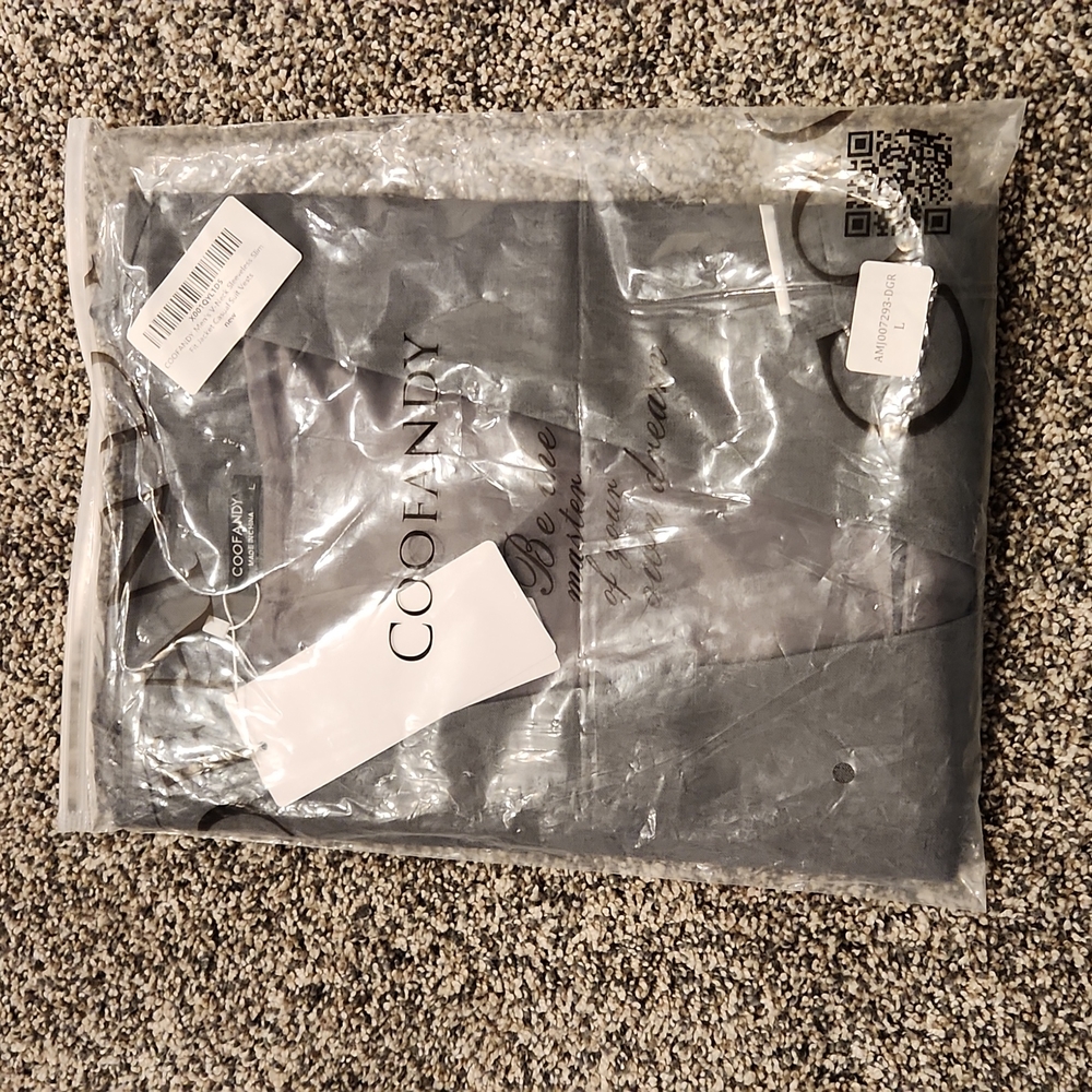 Gray Men's vest